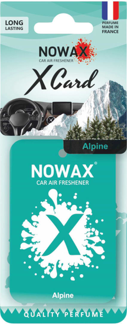 Фото - Ароматизатор для авто NOWAX X CARD Alpine (NX07533)