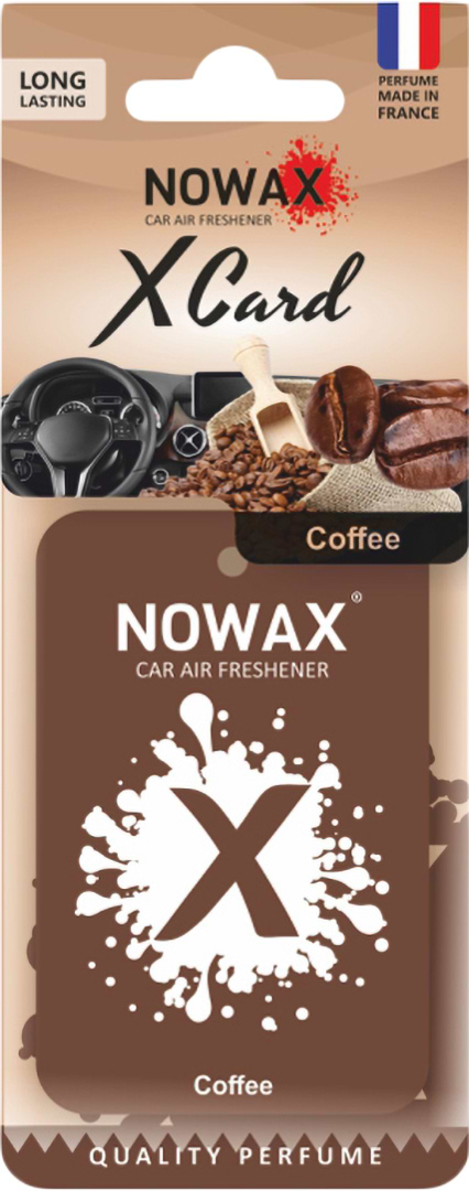 Фото - Ароматизатор для авто NOWAX X CARD Coffee (NX07541) Фото - Ароматизатор для авто NOWAX X CARD Coffee (NX07541)