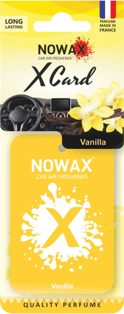 Фото - Ароматизатор для авто NOWAX X CARD Vanilla (NX07536)