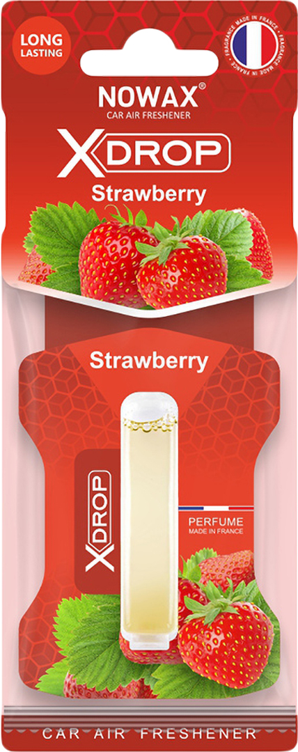 Фото - Ароматизатор для авто NOWAX з капсулою X Drop Strawberry (NX00060)
