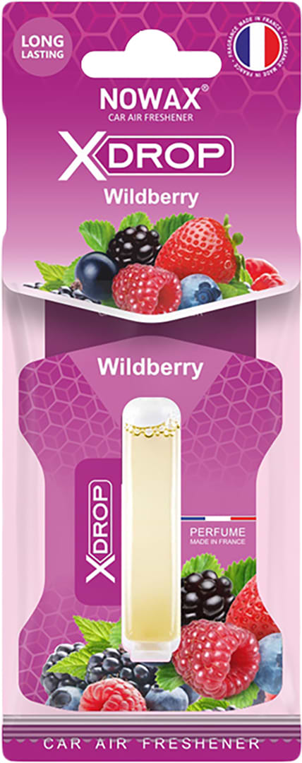Фото - Ароматизатор для авто NOWAX с капсулой X Drop Wildberry (NX00062)