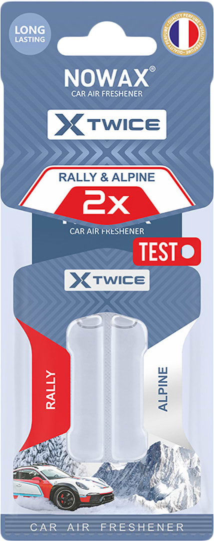 Ароматизатор для авто NOWAX з подвійною капсулою X Twice Alpine & Rally (NX00147)