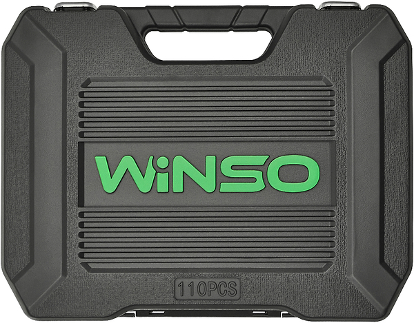 Фото - Набор инструментов Winso в кейсе Pro 110 шт. (924110)