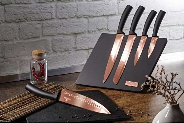 Фото - Набір ножів BerlingerHaus Metallic Line Rose Gold Edition 6 пр. (BH-2609)