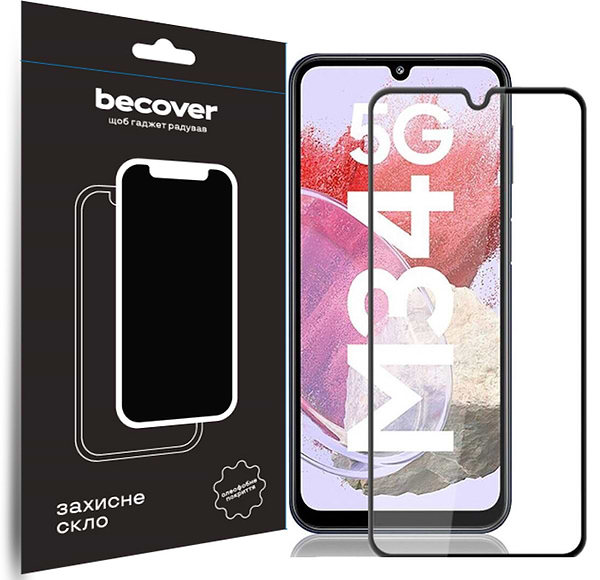 Фото - Захисне скло для смартфону BeCover Samsung Galaxy M34 5G SM-M346 Black (711445)