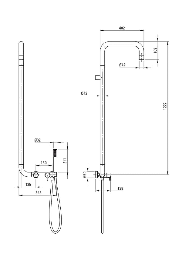 Фото - Смеситель для ванной Deante Silia (NQS_D4XM)