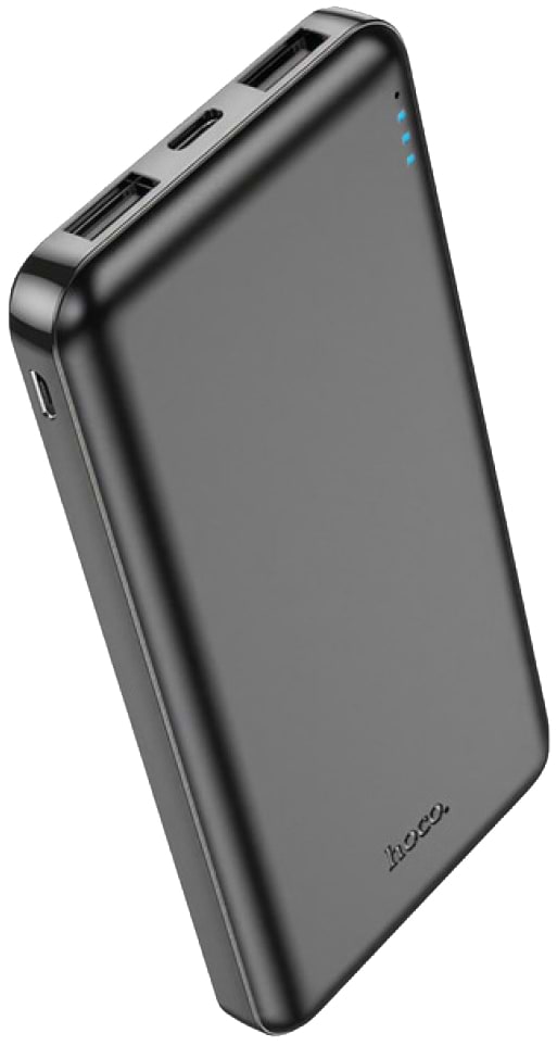 Батарея мобільна HOCO J100 High-Ranking 10000 mAh Black (714727) - Фото 1