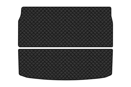 Килимок з екошкіри в багажник авто EVAtech ECO для Rogue Sport Nissan 2016 1 покоління SUV USA NS12606BE2BBB