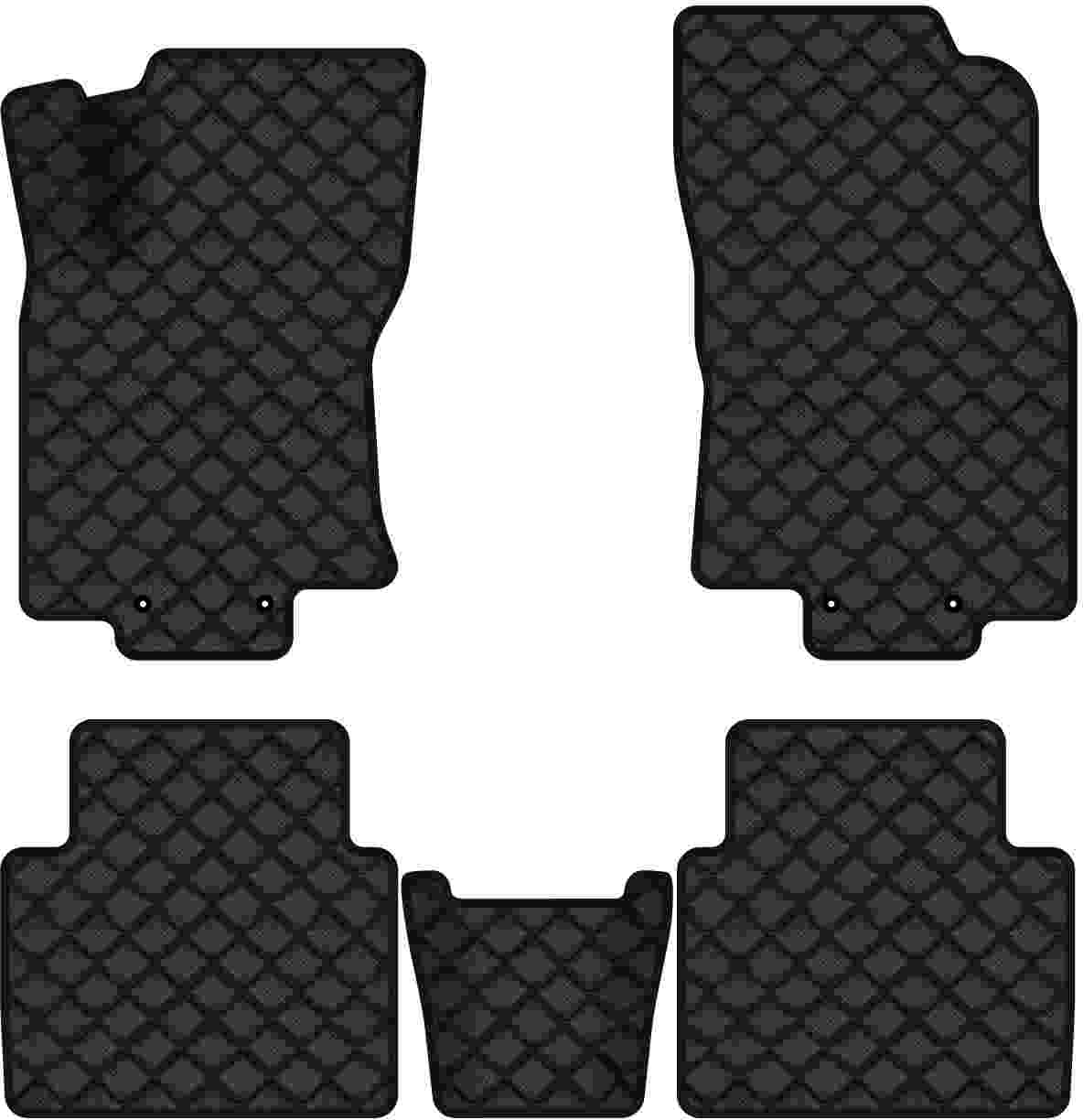 Фото - Килимки з екошкіри в салон авто EVAtech ECO для X-Trail (T32) Restyling Nissan 2017-2021 3 покоління SUV EU NS31791CD5LA4BBLB