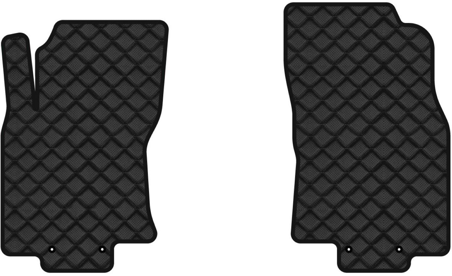 Коврики из экокожи в салон авто передние EVAtech ECO для X-Trail (T32) Nissan 2013-2017 3 поколение SUV EU NS3198A2LA4BBB