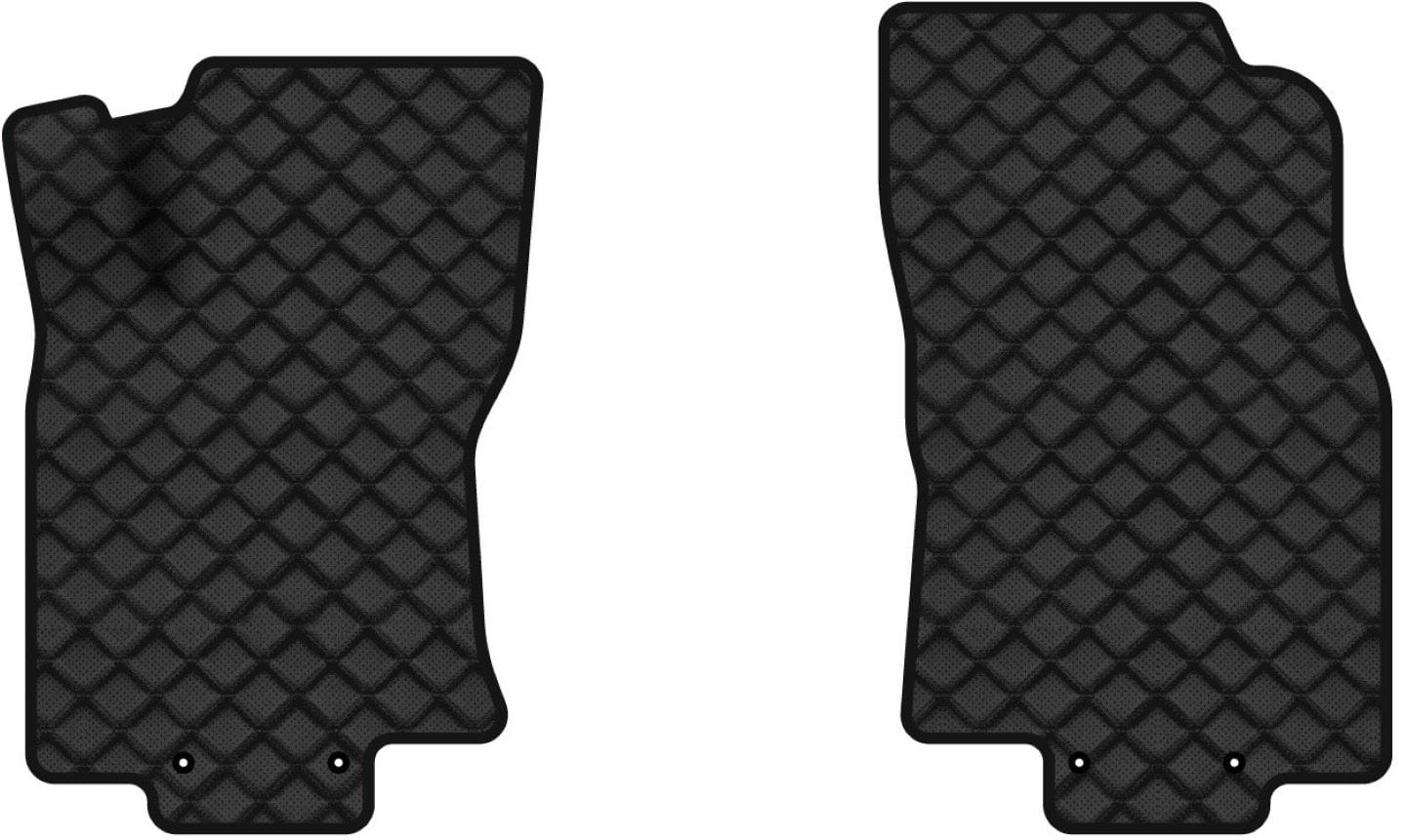 Коврики из экокожи в салон авто передние EVAtech ECO для X-Trail (T32) Nissan 2013-2017 3 поколение SUV EU NS3198AD2LA4BBB