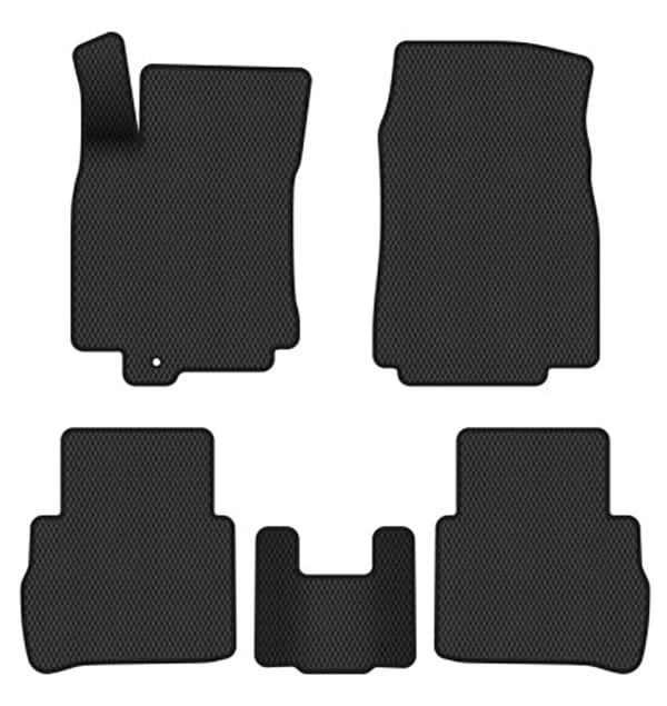 Фото - EVA коврики в салон авто EVAtech для Tiida (C11) (Squib VL+VR) Nissan 2004-2014 1 поколение Sedan EU (NS33923C5VL1RGB)