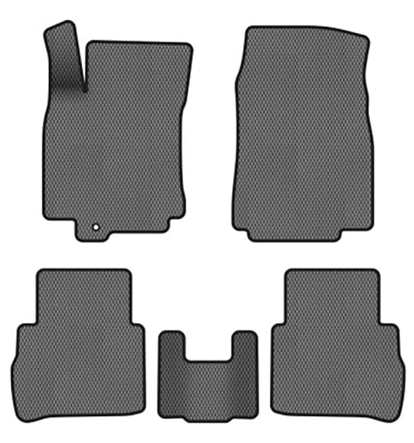 Фото - EVA коврики в салон авто EVAtech для Tiida (C11) (Squib VL+VR) Nissan 2004-2014 1 поколение Sedan EU (NS33923C5VL1RGB)
