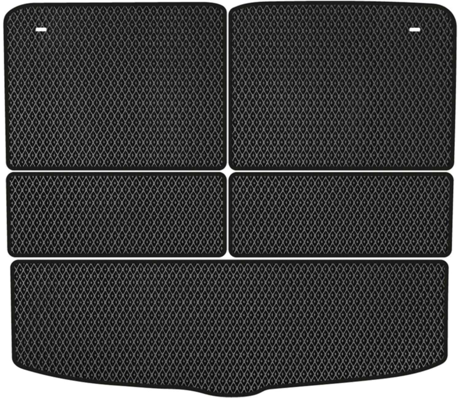 EVA килимок в багажник авто EVAtech для X-Trail (T33) Hybrid 7 seats Nissan 2021 4 покоління SUV EU (NS43658BE5RBB)