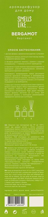 Фото - Аромадифузор Esse Smells Like Bergamot (Бергамот) 100 мл (SL-B)