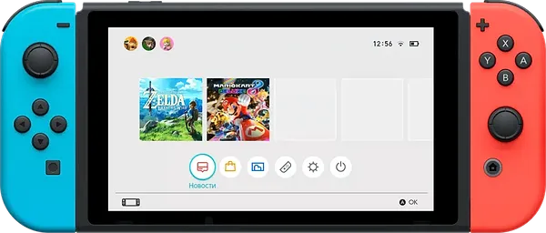 Фото - Игровая приставка портативная Nintendo Switch (Neon Blue/Red)