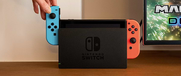 Фото - Игровая приставка портативная Nintendo Switch (Neon Blue/Red)
