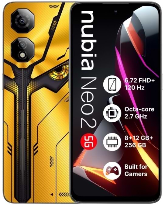 Смартфон Nubia NEO 2 5G 8/256Gb Yellow - Фото 1