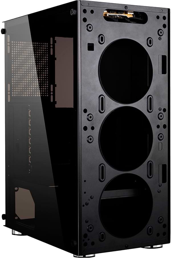 Фото - Корпус Frime Nucleus Black USB 3.0 без БЖ (Nucleus-U3-GLS-4DTRMLT16.6WP)
