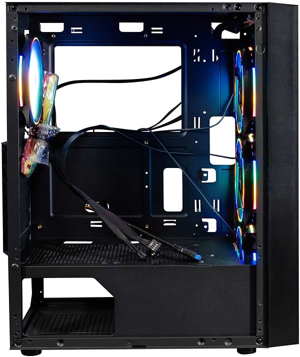 Фото - Корпус Frime Nucleus Black USB 3.0 без БЖ (Nucleus-U3-GLS-4DTRMLT16.6WP)