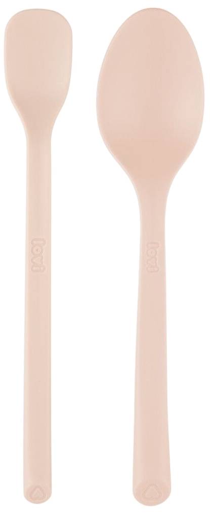 Набір дитячих столових приборів для малюка Lovi 2 шт. Nude (35/585_bei)