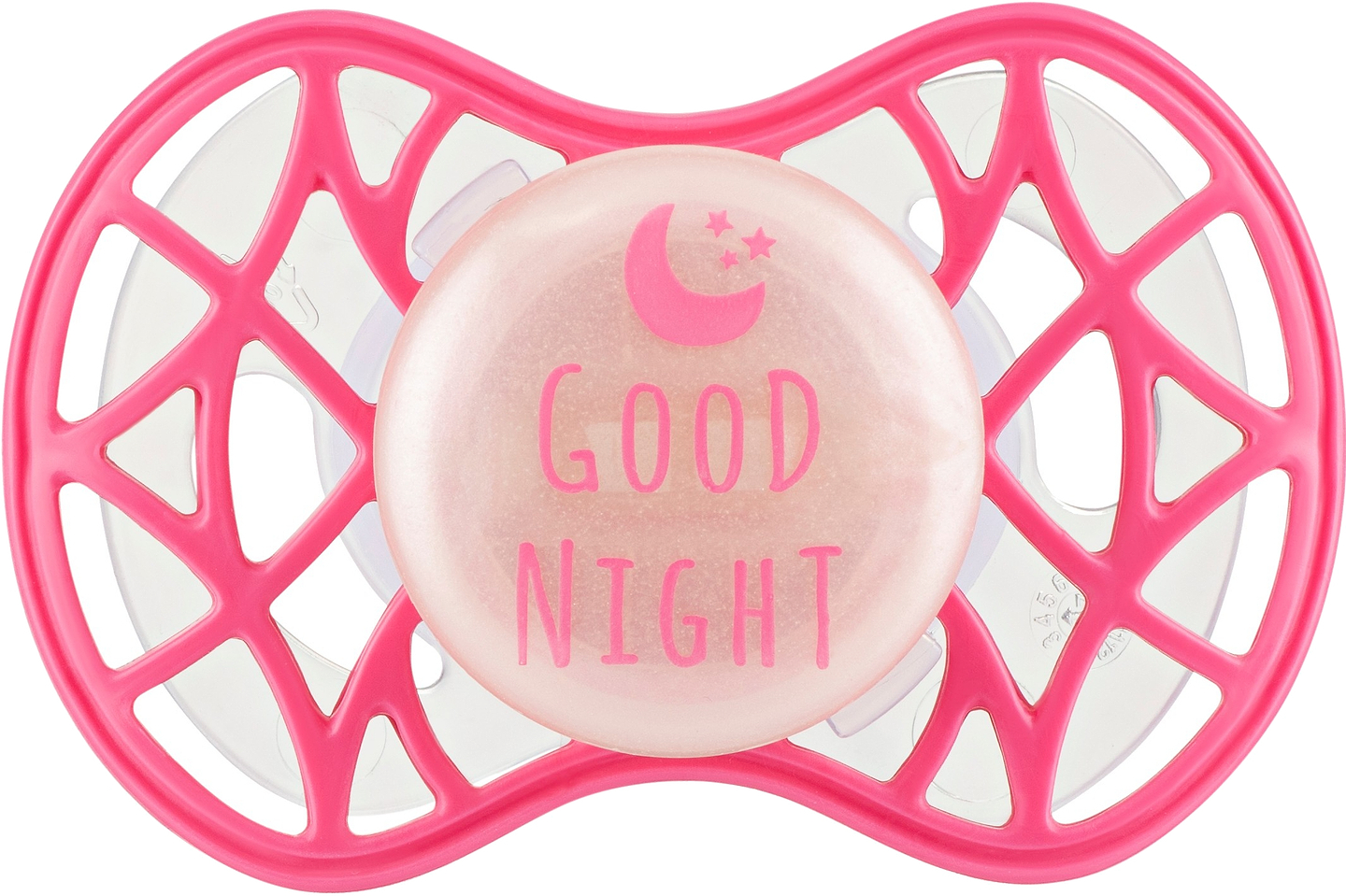 Ортодонтическая пустышка Nuvita Air55 Cool 6m+ ''Good Night'' Марсала (NV7084GM)