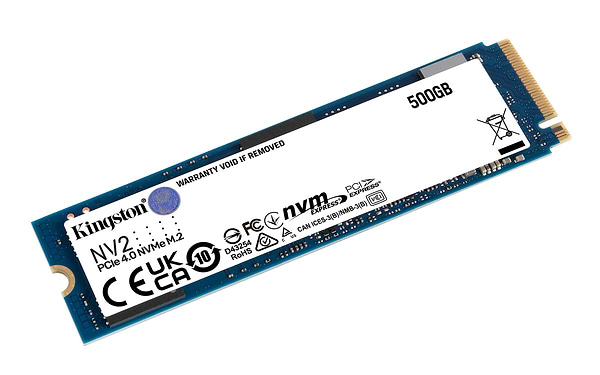 Фото - SSD-накопичувач внутрішній Kingston NV2 500GB M.2 2280 NVMe PCIe 4.0 x4 (SNV2S/500G)