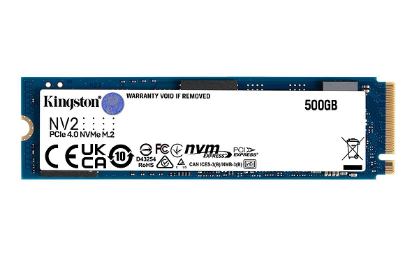 Фото - SSD-накопичувач внутрішній Kingston NV2 500GB M.2 2280 NVMe PCIe 4.0 x4 (SNV2S/500G)