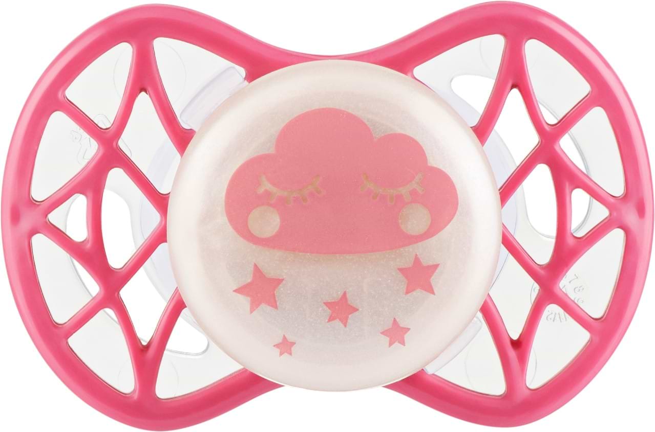 Ортодонтическая пустышка Nuvita Air55 Cool 0m+ ''облачко'' Пряное яблоко (NV7064GSA)