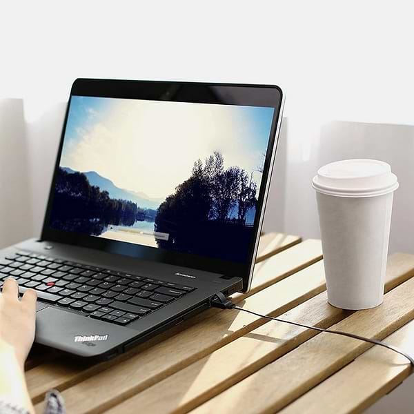 Фото - Кабель патч-корд UGREEN NW101 Cat 6 U/UTP Pure Copper Ethernet Flat Cable 5m Black (50187)