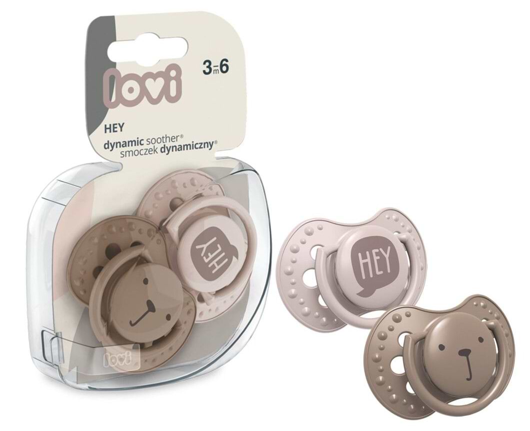 Симетрична пустушка Lovi 3-6 міс 2 шт. Hey Girl (22/886girl) - Фото 1