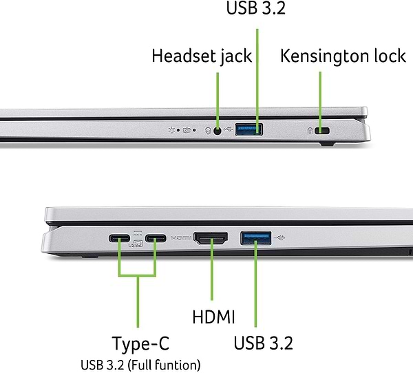 Фото - Ноутбук Acer Extensa EX215-57 (NX.EJAEU.002) Pure Silver