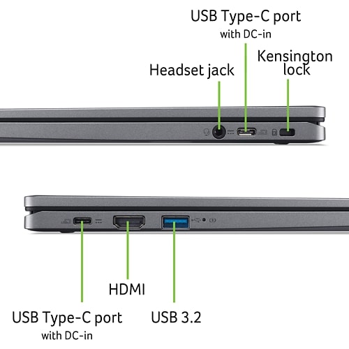 Фото - Ноутбук Acer Chromebook Plus CB514-3H (NX.KP4EU.001) Silver