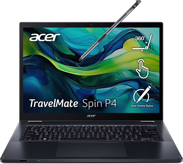 Фото - Ноутбук Acer TravelMate Spin P4 TMP414RN-52 (NX.VW8EU.009) Blue