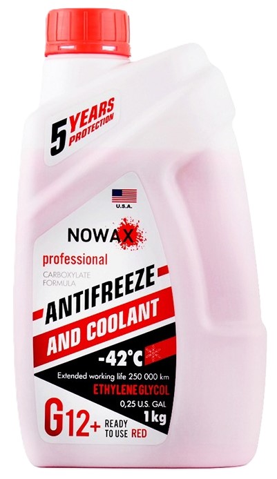 Фото - Антифриз NOWAX 
Red (NX01006)
