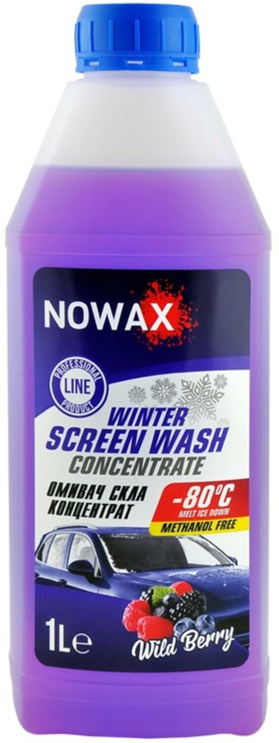 Фото - Омивач скла NOWAX Winter Screen Wash concentrate -80°C 1 л Wildberry (NX01172)
