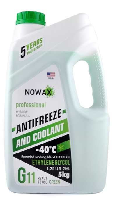 Фото - Антифриз NOWAX Green (NX05003) Фото - Антифриз NOWAX Green (NX05003)