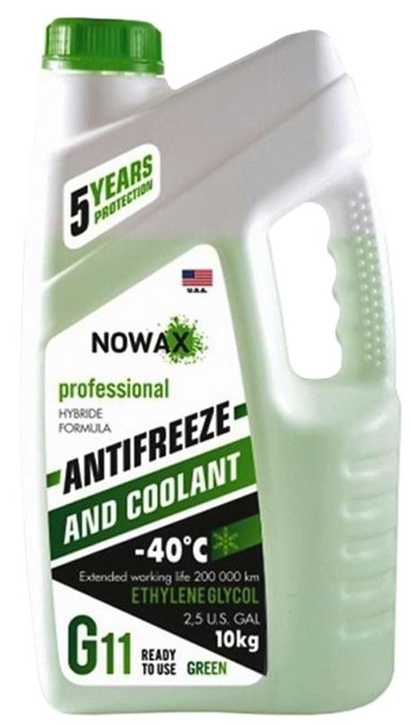 Антифриз NOWAX Green (NX10003)