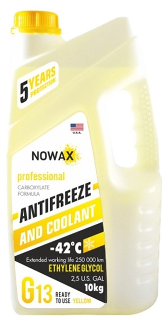 Антифриз NOWAX Yellow (NX10007)