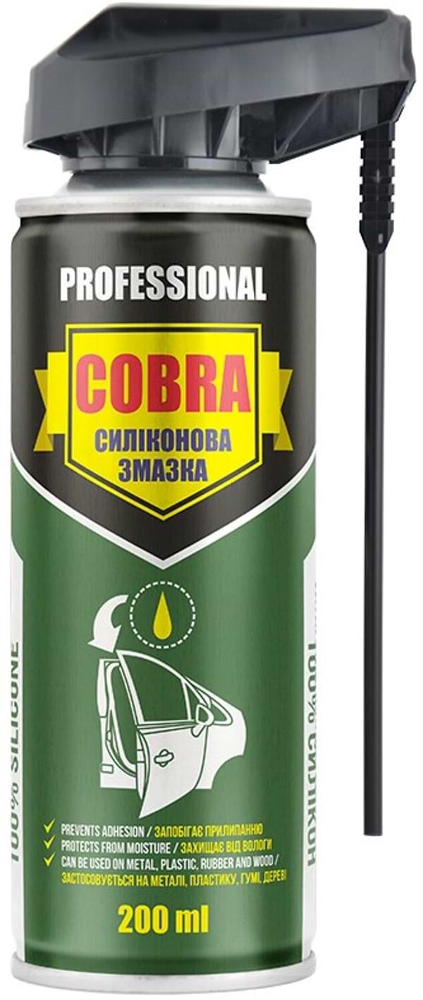 Фото - Смазка для авто Cobra SILICONE SPRAY PROFESSIONAL 200 мл (NX20700)