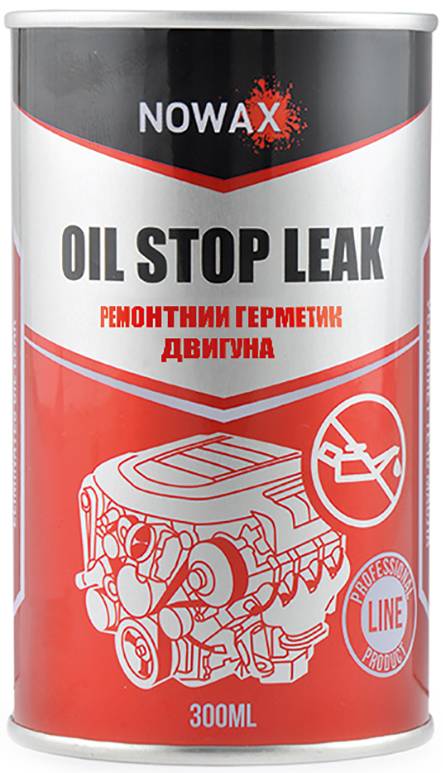 Фото - Герметик NOWAX масляной системы двигателя OIL STOP LEAK 300 ml (NX30210)