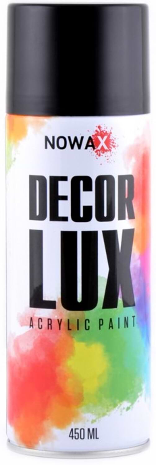 Фото - Фарба для авто NOWAX Spray 450 мл чорний матов. (NX48011)