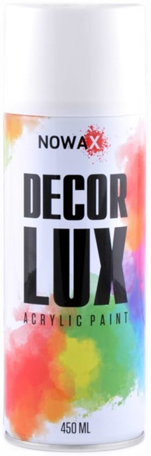 Фото - Фарба для авто NOWAX акрилова Spray 450 ml білий (NX48014)