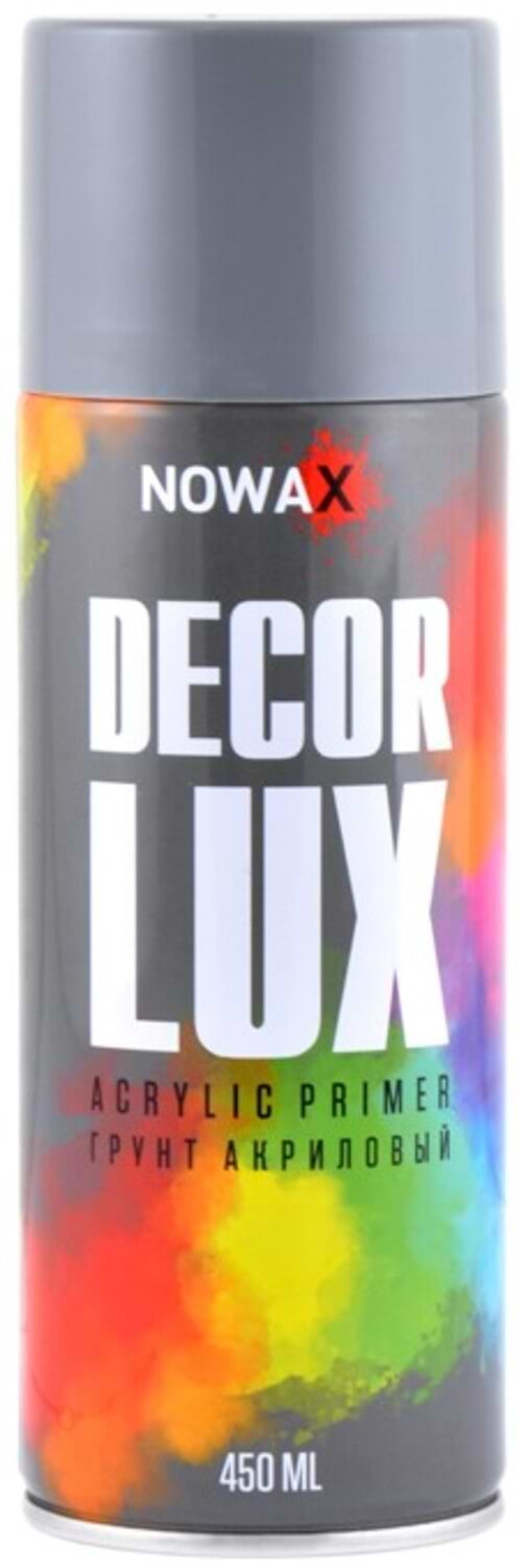 Фото - Грунтовка NOWAX акриловая Spray 450 ml серый (NX48035) Фото - Грунтовка NOWAX акриловая Spray 450 ml серый (NX48035)