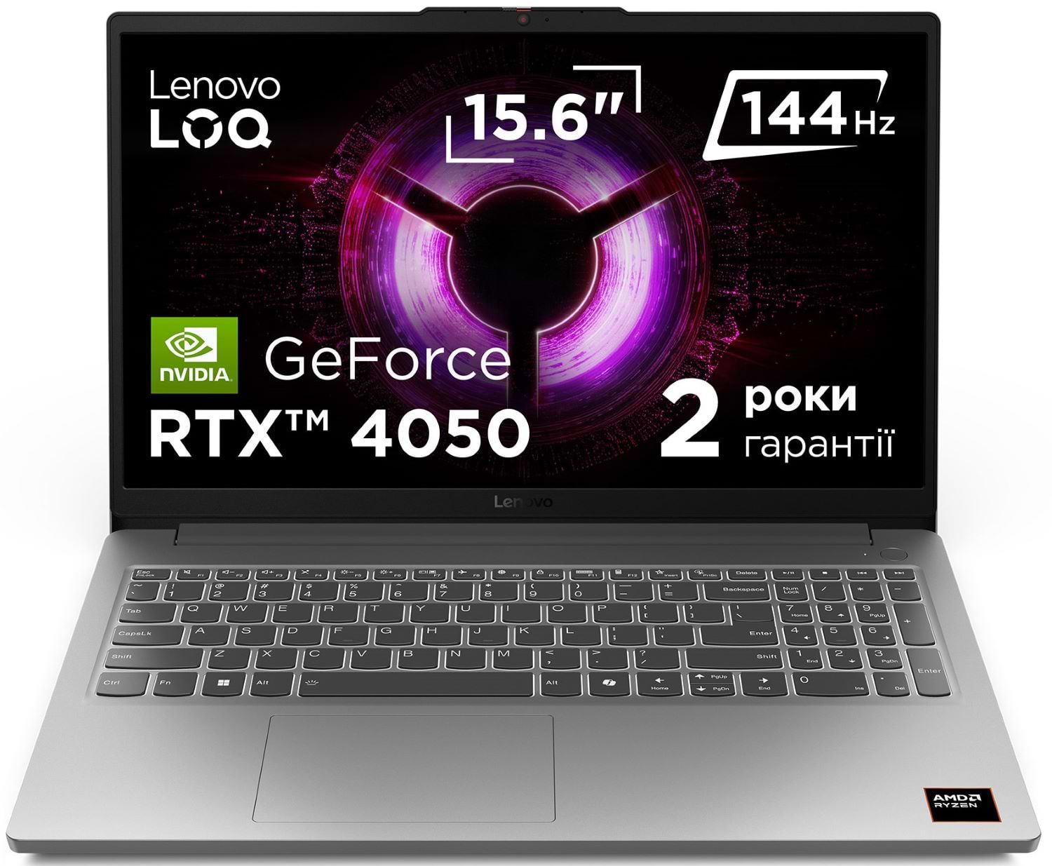Ноутбук игровой Lenovo LOQ 15ARP10E (83S000ETRA) Luna Grey