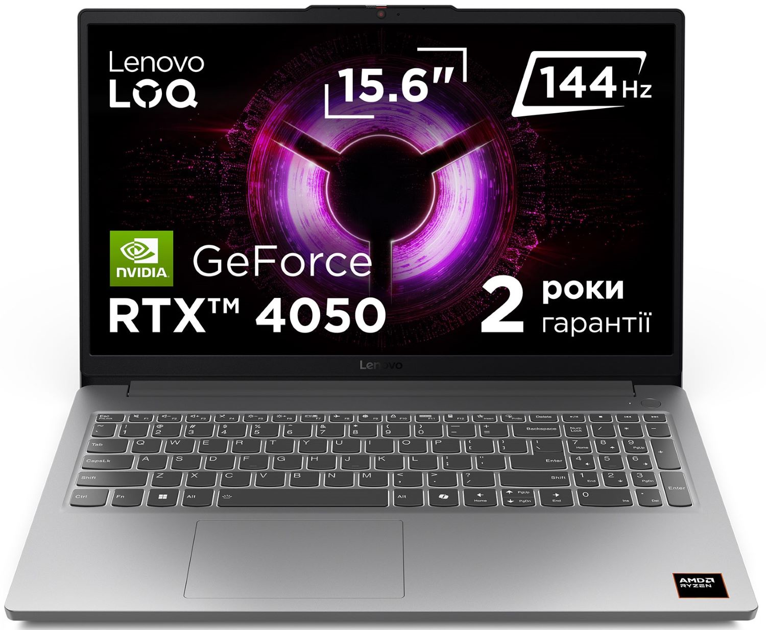 Ноутбук игровой Lenovo LOQ 15ARP10E (83S000ESRA) Luna Grey