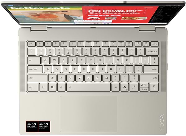 Фото - Ноутбук Lenovo Yoga 7 2-in-1 14AKP10 (83JR00ARRA) Seashell