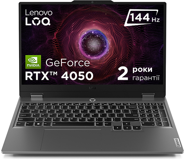 Фото - Ноутбук игровой Lenovo LOQ 15ARP9 (83JC00NSRA) Luna Grey