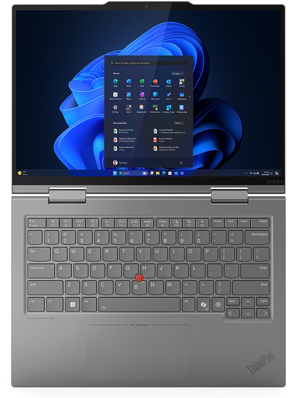 Фото - Ноутбук Lenovo ThinkPad X1 2-in-1 G10 (21NVS0LJ00) Silver