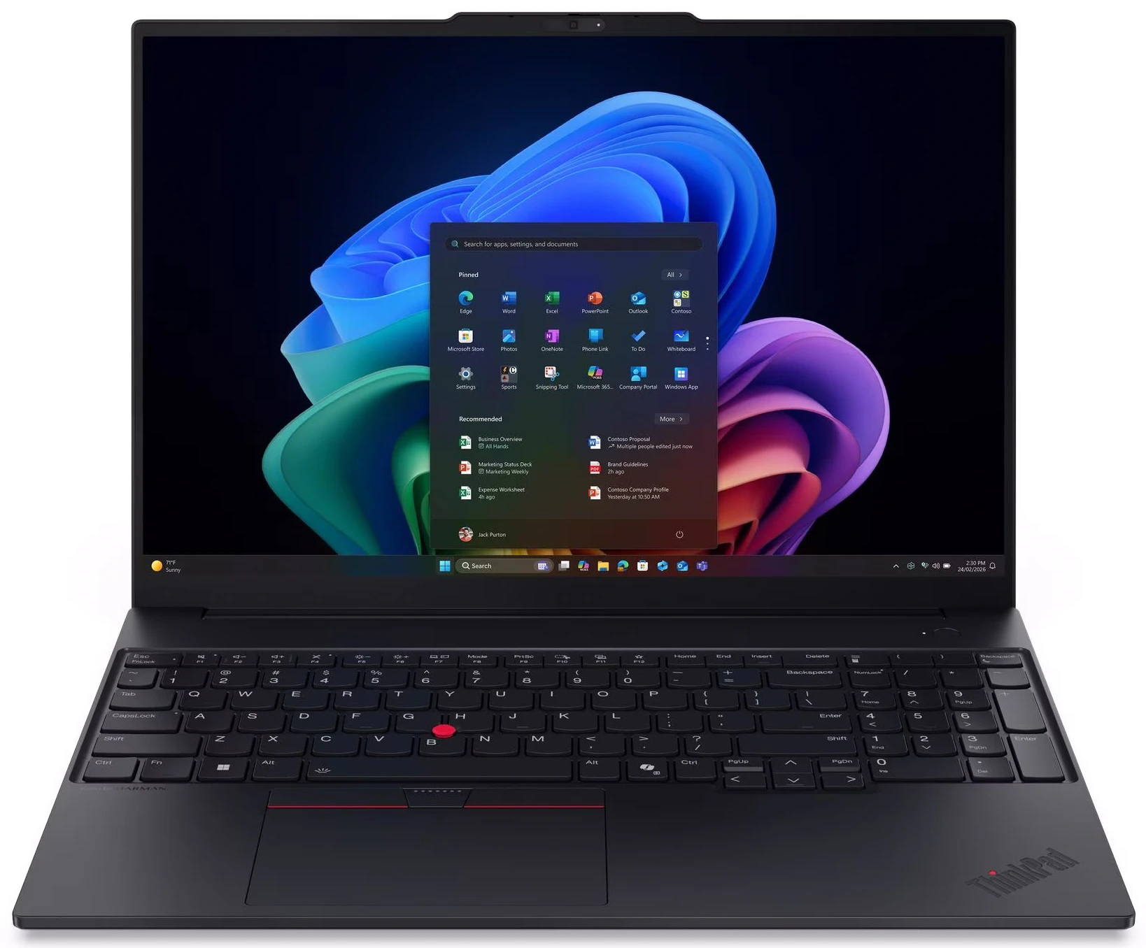 Ноутбук Lenovo ThinkPad E16 G4 (21YFS03300) Black